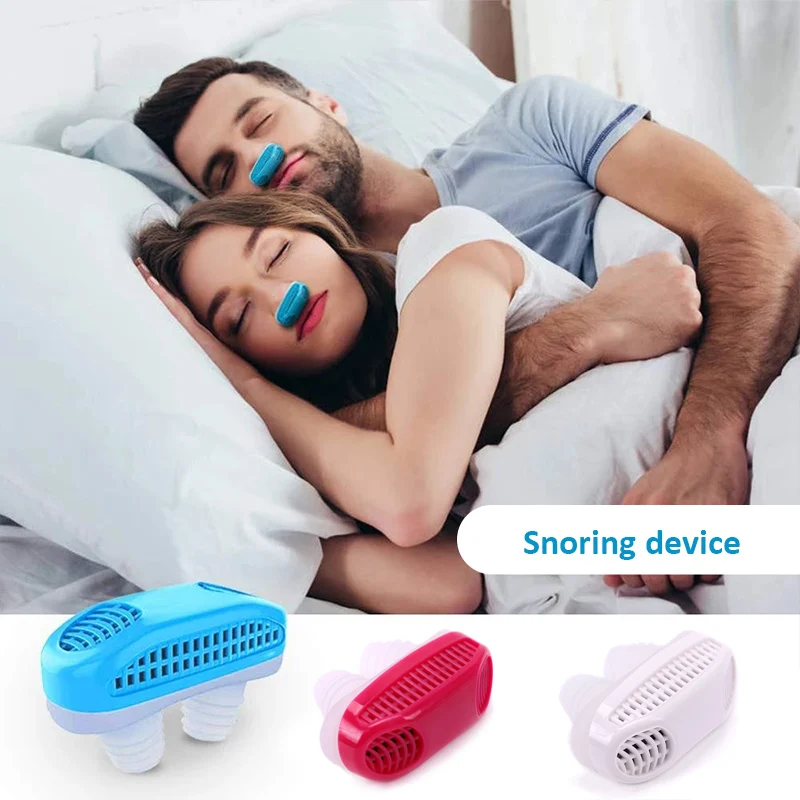 

2 in 1 Health Anti Snoring & Air Purifier Relieve Nasal Congestion Snoring Device Ventilation Anti-snoring Anti Snore Nose Clip