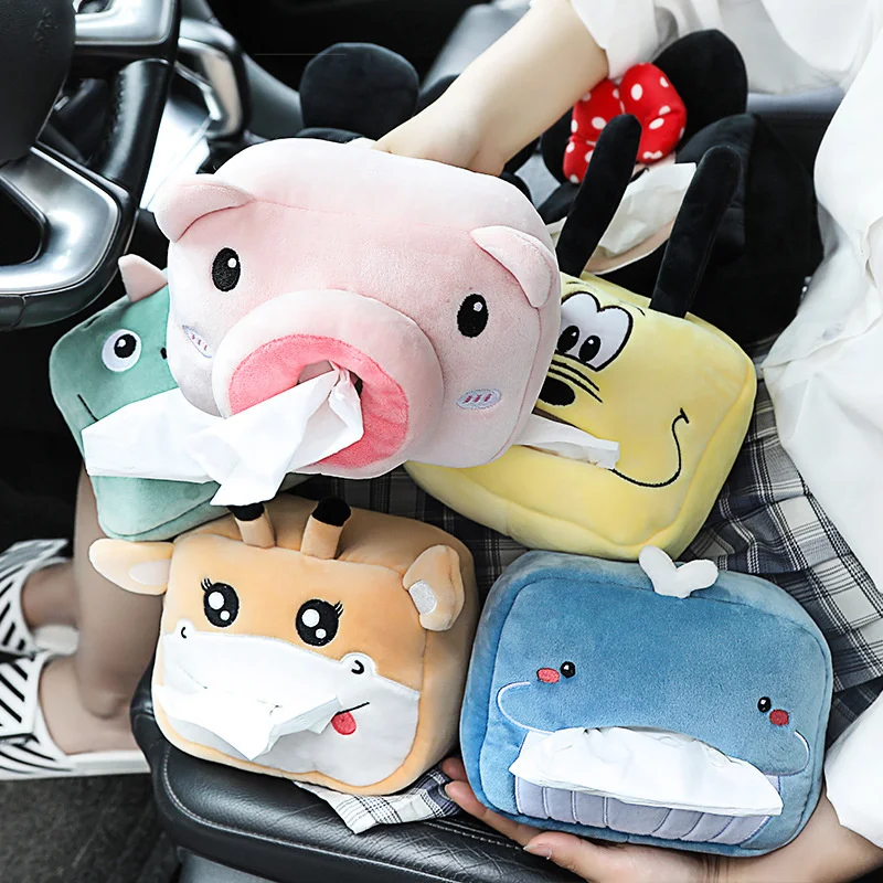 

Car tissue box hanging creative tissue tube car interior decoration products