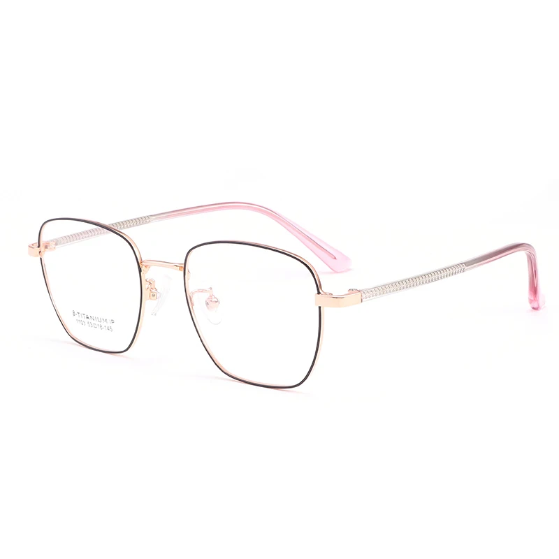 

Prescription Glasses Frame Fashion Big Frame High Quality Glasses Ultra Light Semi-titanium Glasses Optical Glasses 1103