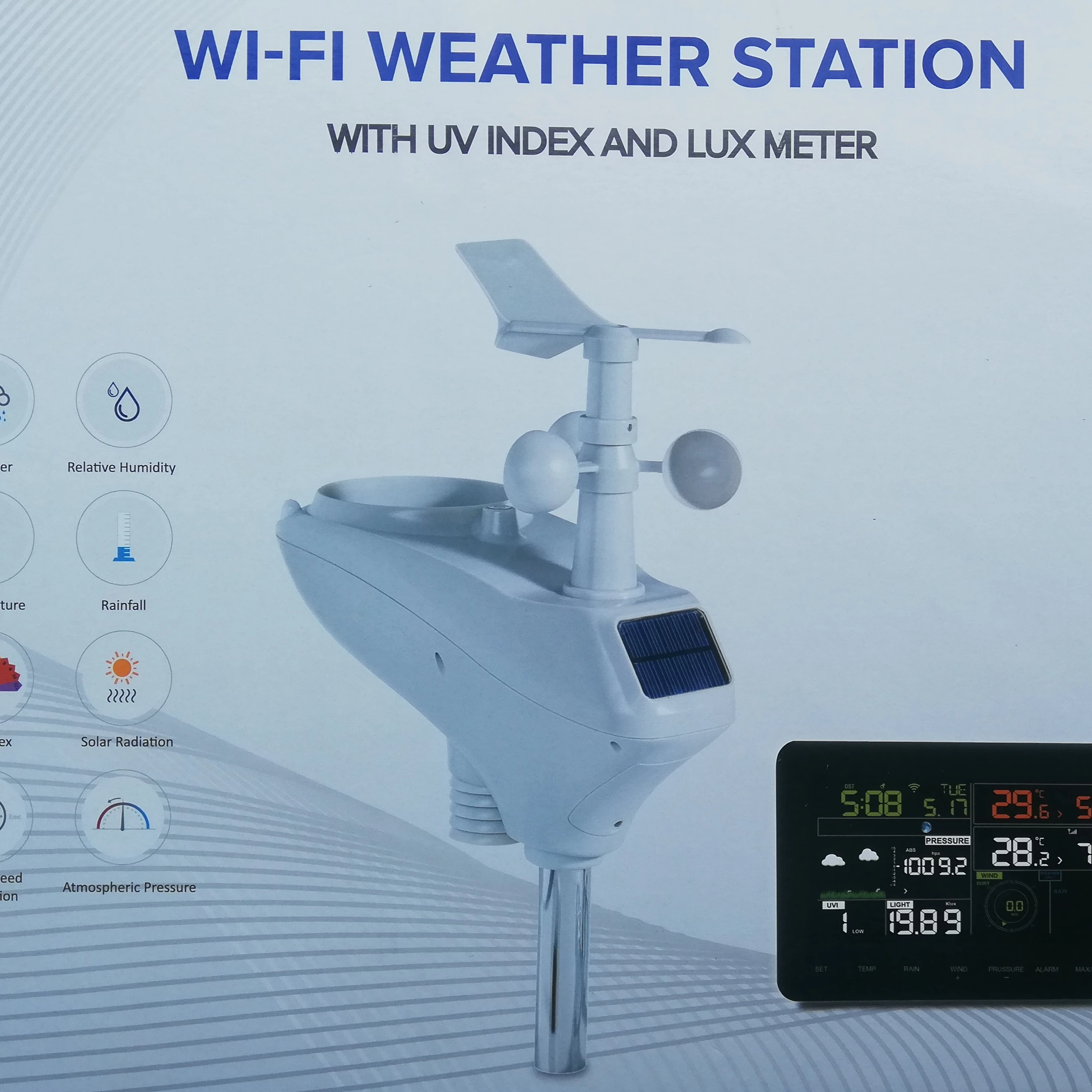

Wifi Weather Station with wind speed direction