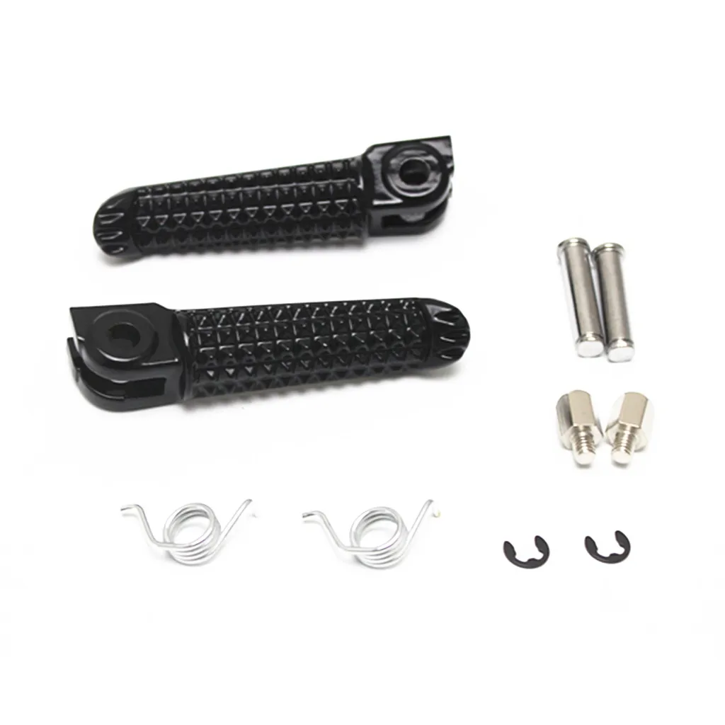 

1 пара черных передних опорные подножки в сборе для YAMAHA YZF R1 R6 R6S