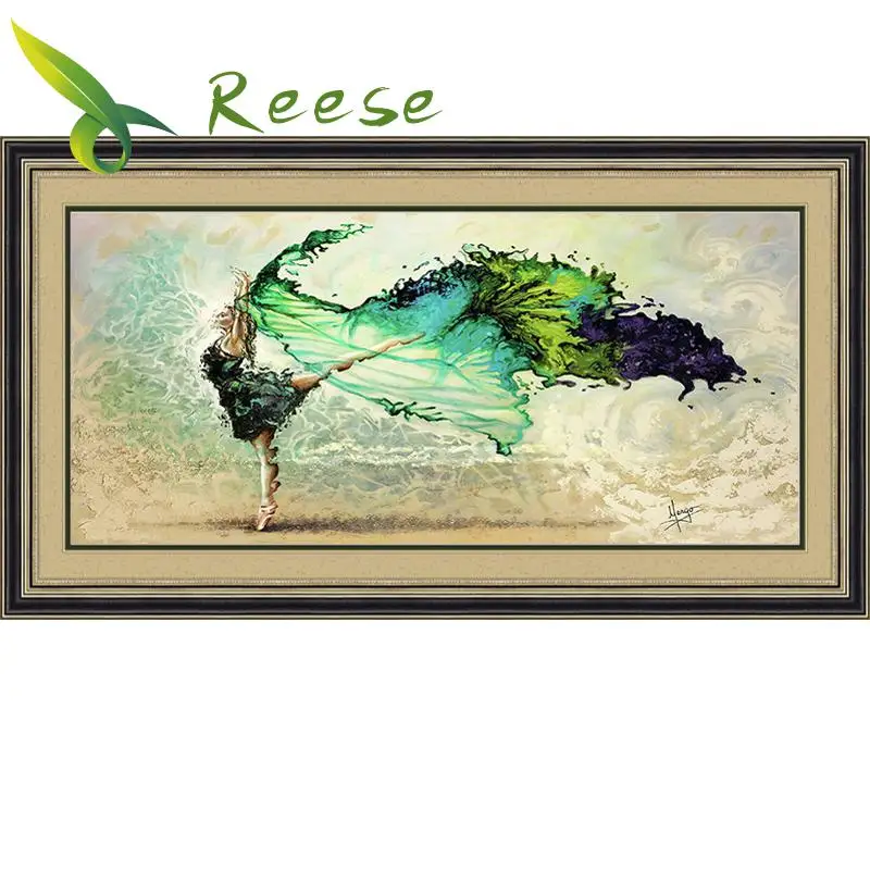 Алмазная живопись сделай сам танцующая Молодежная полноразмерная вышивка