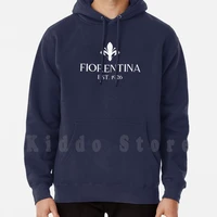 hoodie long sleeve firenze asc calcio firenze football soccer italia italy italian football soccer fan football