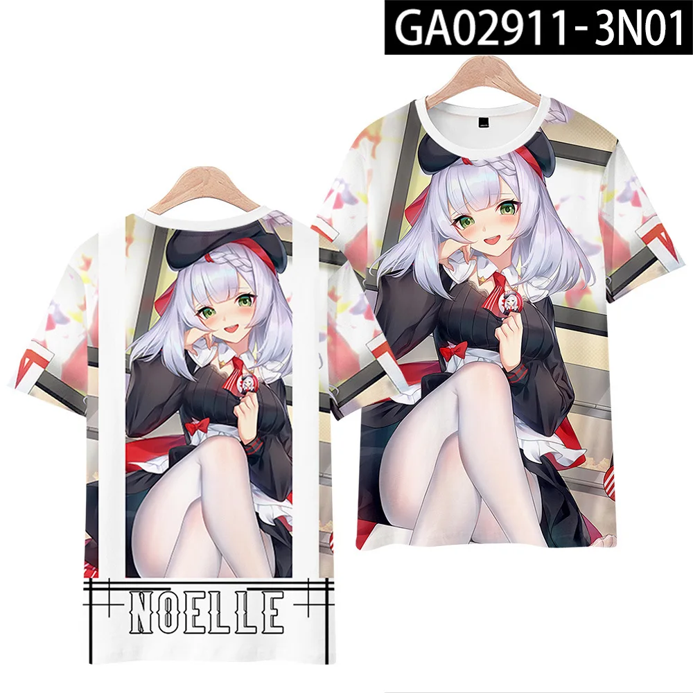 

Genshin воздействия модные пикантные Noelle футболка с проектом из мультфильмов детские футболки с «хейтеры»), футболка с капюшоном, летние топы с...