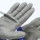 1 шт., защитные перчатки из нержавеющей стали