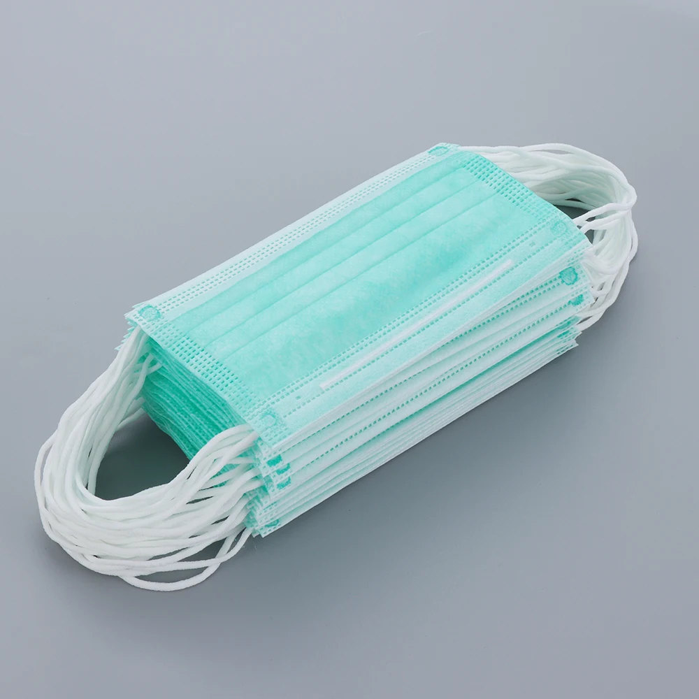 Новая 3-слойная маска с фильтром и заушными петлями противопылевая для рта