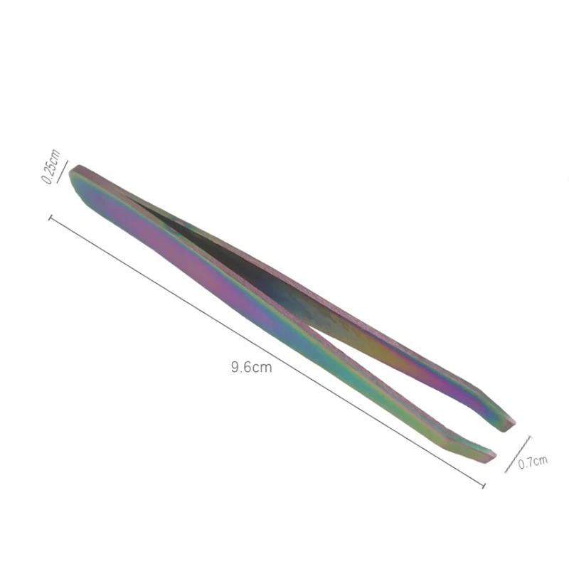 Профессиональный Наклонный угловой триммер для бровей пинцеты накладных ресниц