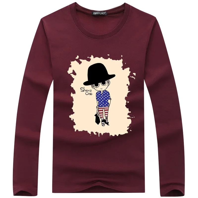 

Cross-border new autumn render unlined upper garment of men long sleeve T-shirt students teenagers fall coat - ebook