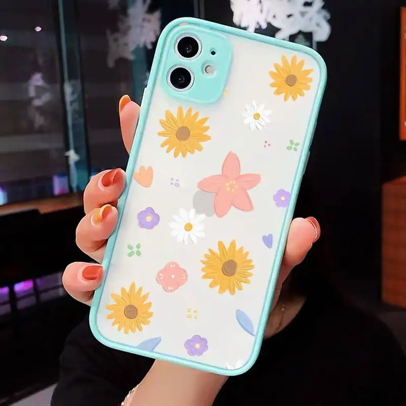 

Ilustrasi kartun hewan lucu cartoon bear Phone Case matte transparent For iphone 7 8 11 12 plus mini x xs xr pro max cover