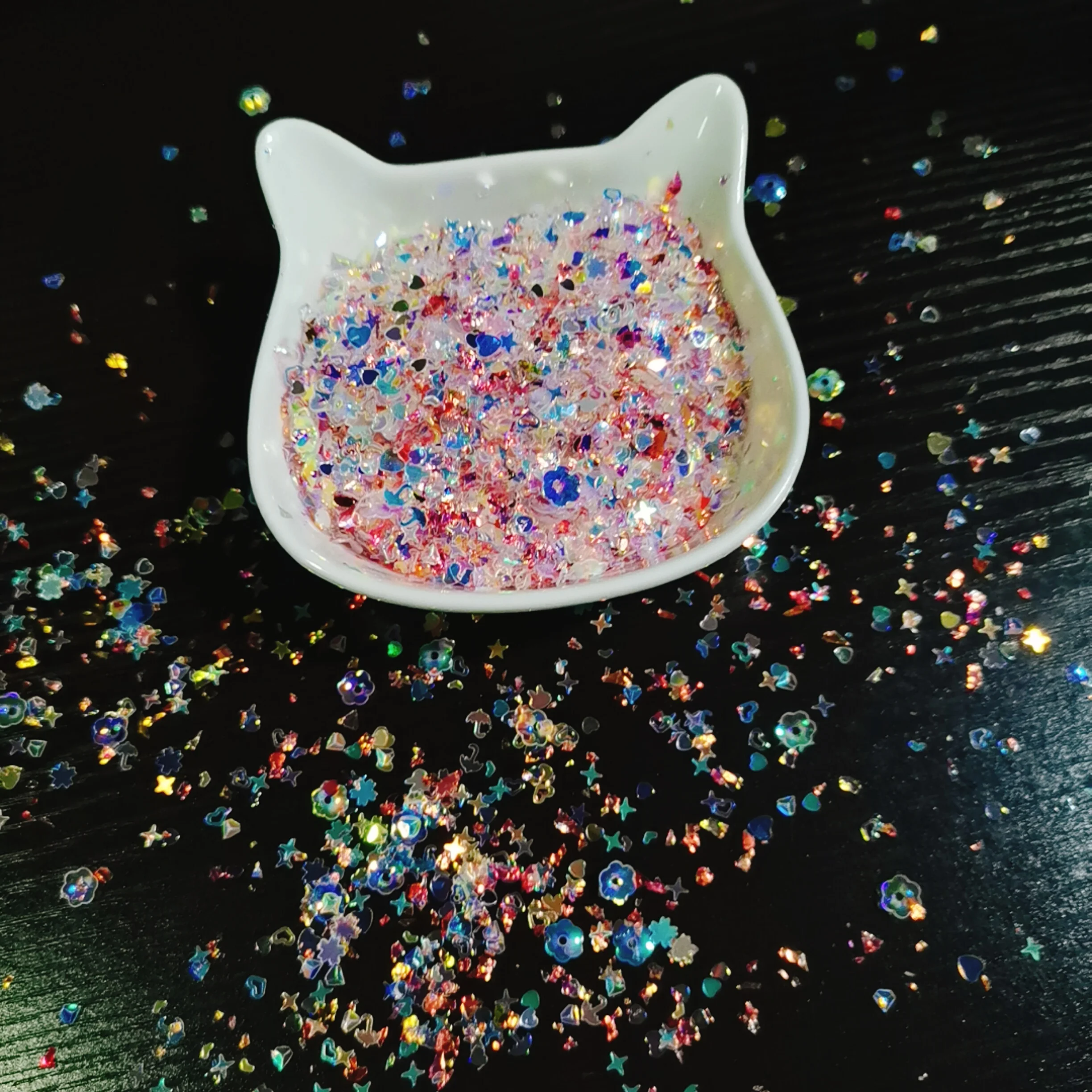 

30g/opp Sprinkles IRIDESCENT BUBBLES PINK Shaker Mix Shake Card Accessories Stamps Embossing Decoration Cutting Dies Diy New