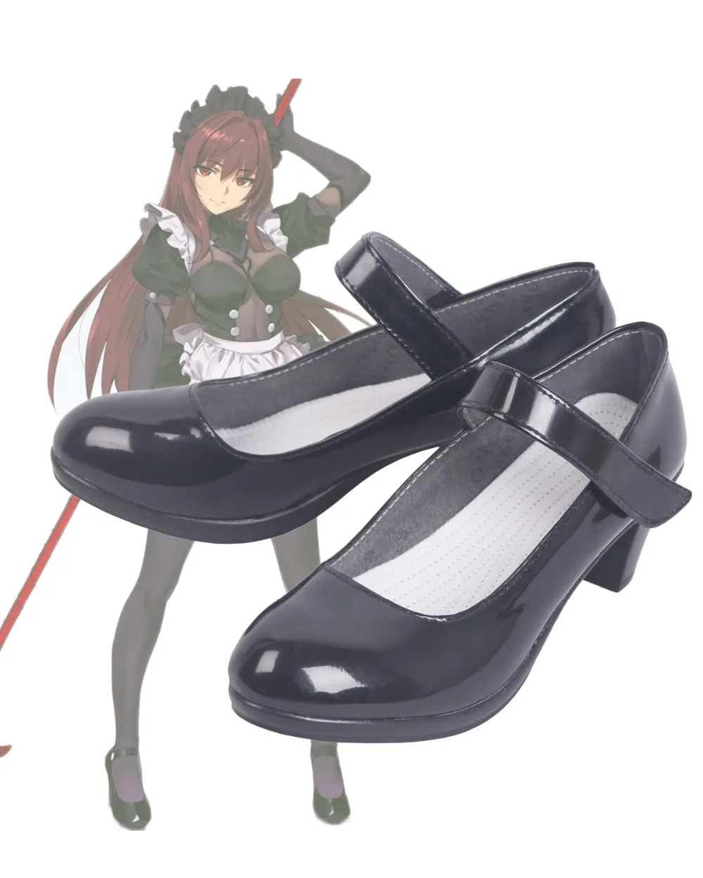 

Fate Grand Order FGO Lancer Scathach Maid Cosplay Shoes Boots Custom Made