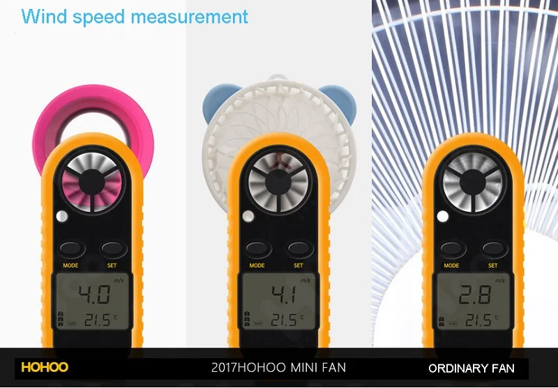 Портативный мини вентилятор перезаряжаемый светодиодный