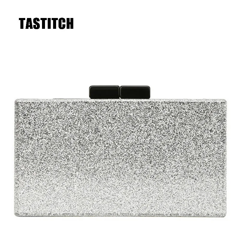 

New Bling Glitter Crystal Sequins Acrylic Handbags Day Clutches Women Messenger Bag Luxury Ladies Patry Wedding Evening Bags