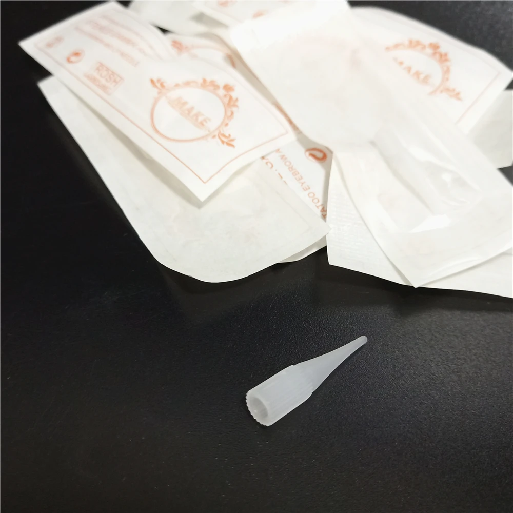 100 шт. 3RL Перманентный макияж точечные татуировки для бровей игольчатые колпачки