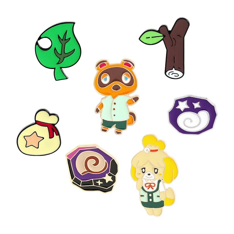 Эмалированная булавка Значки для сосен медвежонок брошь шляпы заколки с