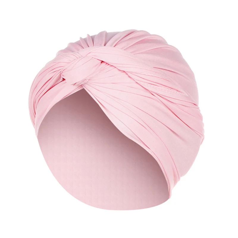 Хиджаб для мусульманок однотонный головной убор шарф эластичная шапочка тюрбан