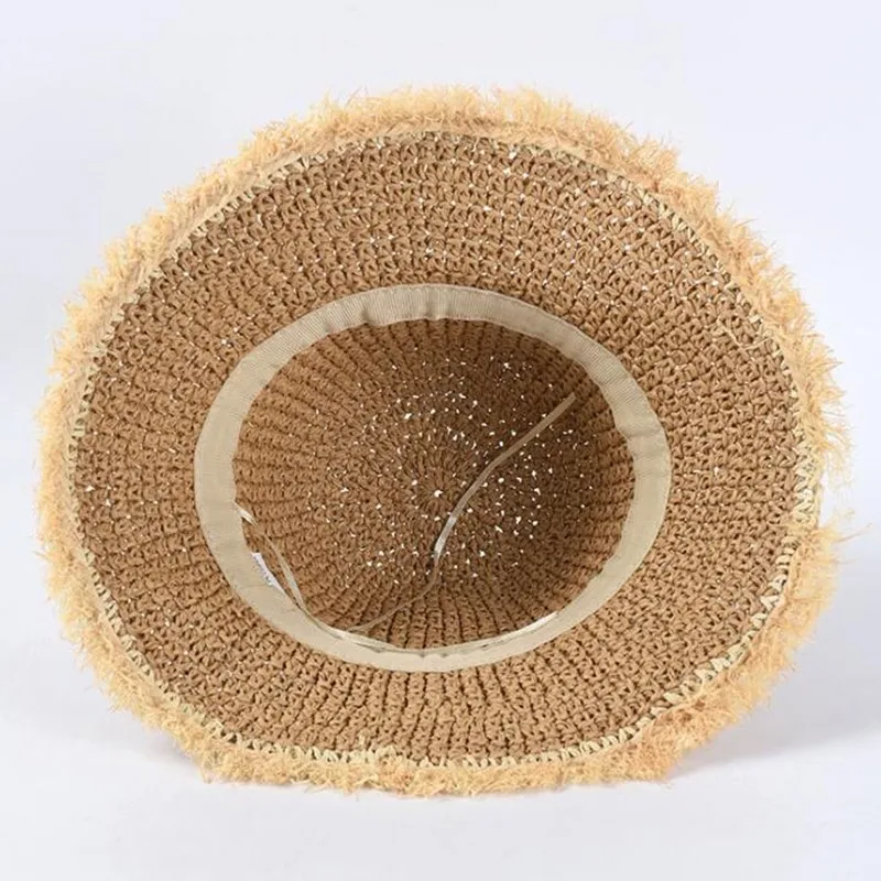 

SILOQIN Panama Ladies Cap Spring New Elegant Fashion Bucket Hat For Women's Personality Branded Sombrero Leisure Tourism Sunhat