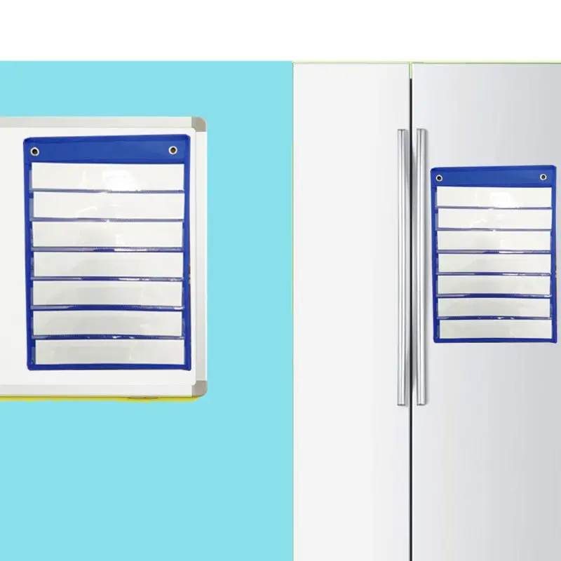 

2021 New Magnetic Pocket Chart With 10 Cards for standards Daily Schedule
