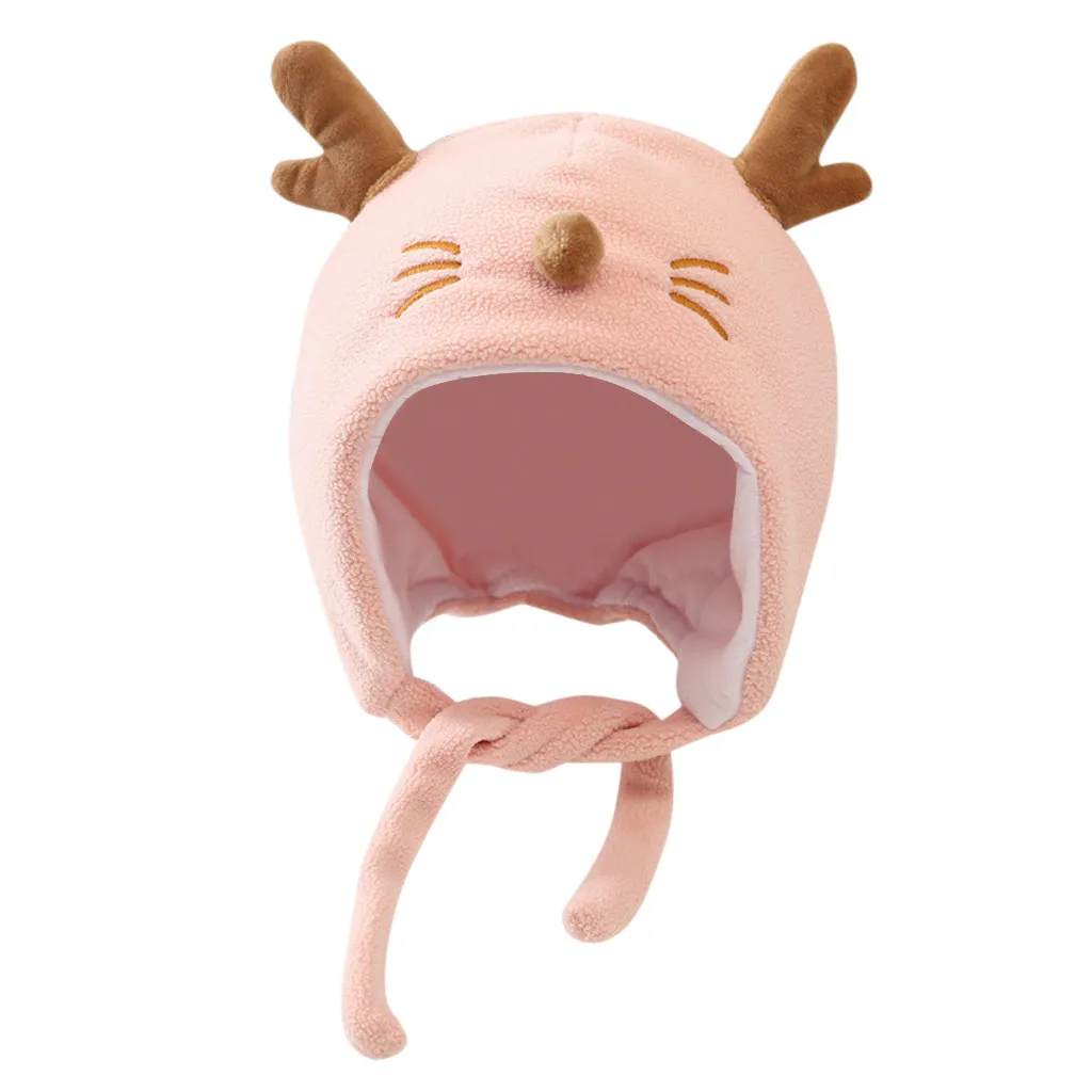 Детские милые шапки для мальчиков и девочек коллекция 2019 года зимняя теплая