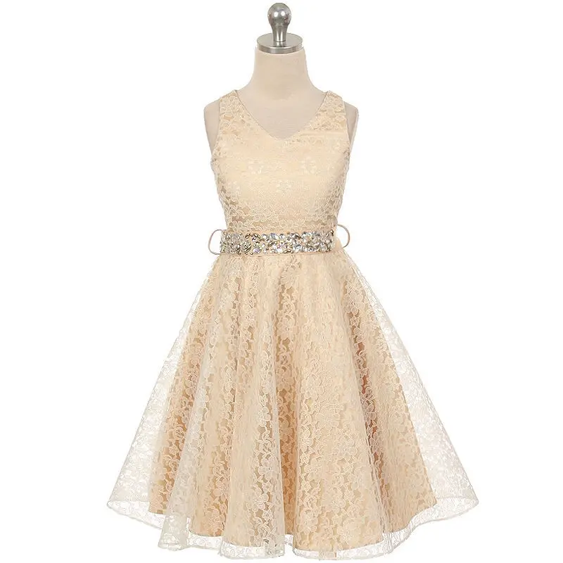 Белое Цветочное платье для девочек на свадьбу Тюлевое кружевное большой девочки