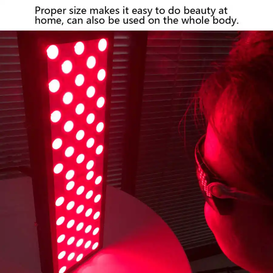 100W LED Lamp Red Infrared Light Facial Body Beauty Machine 100-240V Massager Treatment | Красота и здоровье