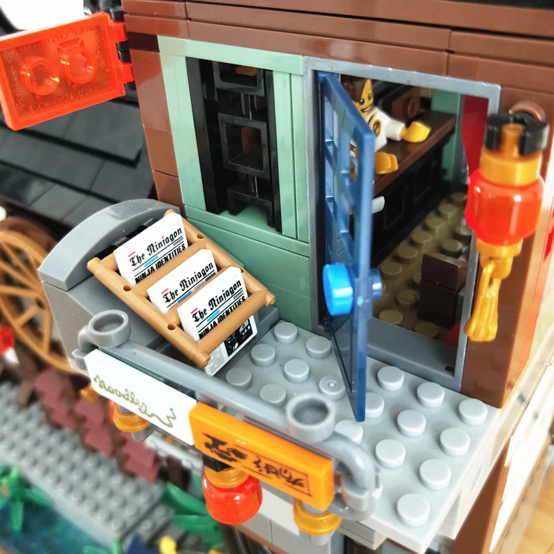 06083 NINJAGO город доки строительные блоки brikck Игрушка совместима с legoset 70657 Lepinbricks