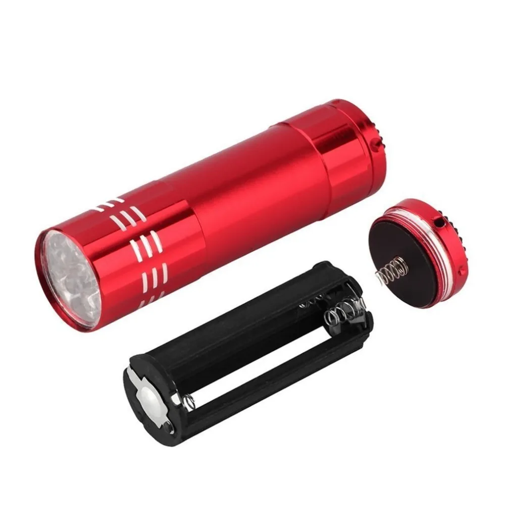 

9 led Mini Flashlight white Led Lamp powerful Flash Light Lanterna Protable small pocket torches penlight for hiking camping