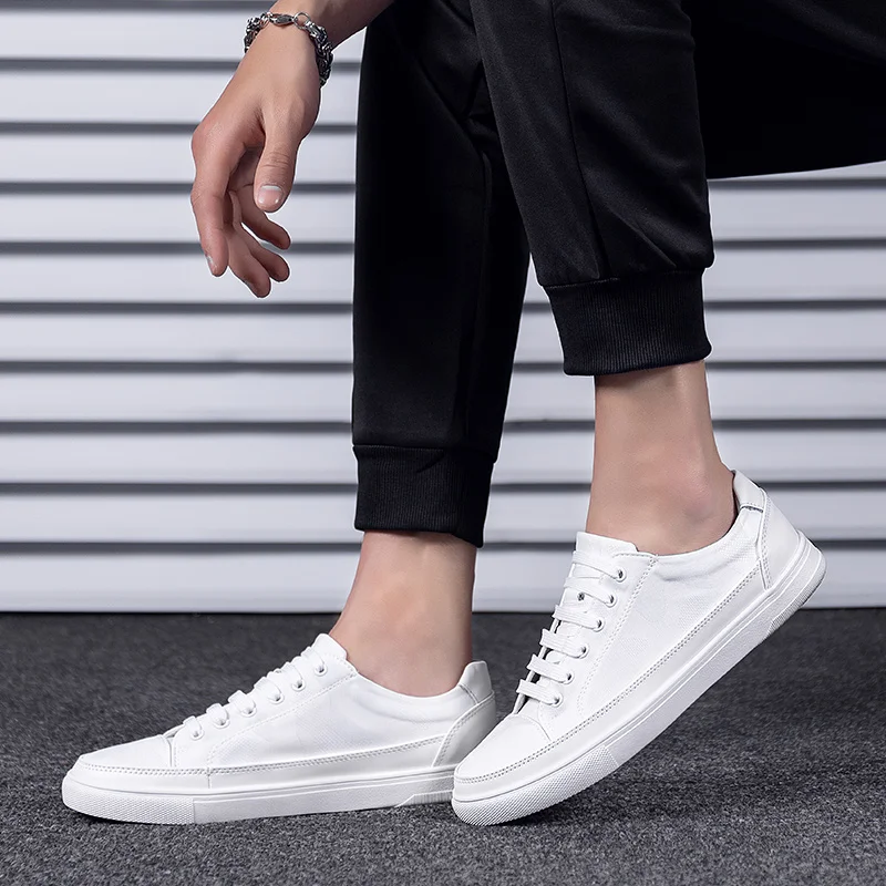 Туфли мужские сетчатые дышащие натуральная кожа на шнуровке Повседневная модная