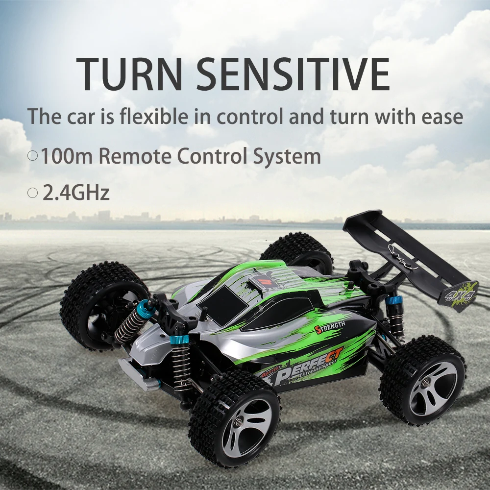 WLStoys A959-B A959-A 1:18 2.4GHz 4WD RC Car 70KM/H High Speed RC Racing Car Electric Remote Control Vehicle Off-Road Car Toys enlarge