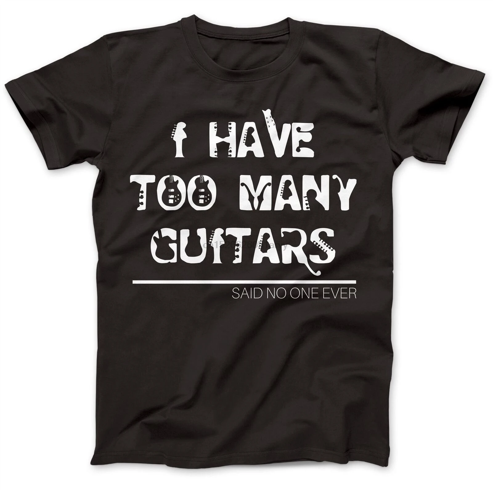 

Too Many Guitars Guitarist Rock T-Shirt Premium Cotton Electric Gift Present Cheap Wholesale tees100% Cotton For Man