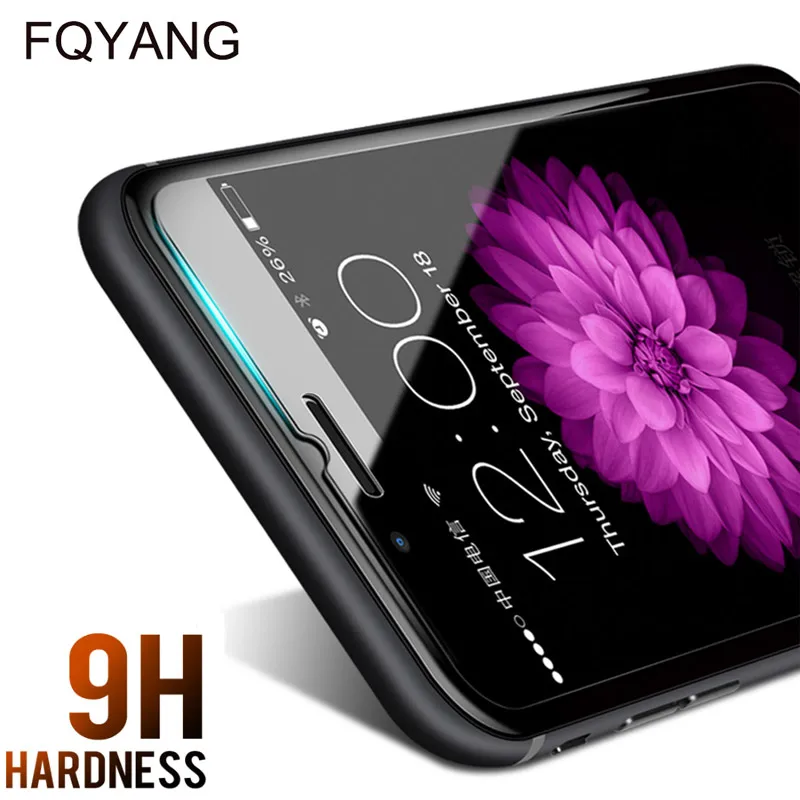 FQYANG 2 шт закаленное стекло для IPHONE 11 Pro Max Xr Xs X 8 7 6 6s Plus 8Plus Закаленное протектор