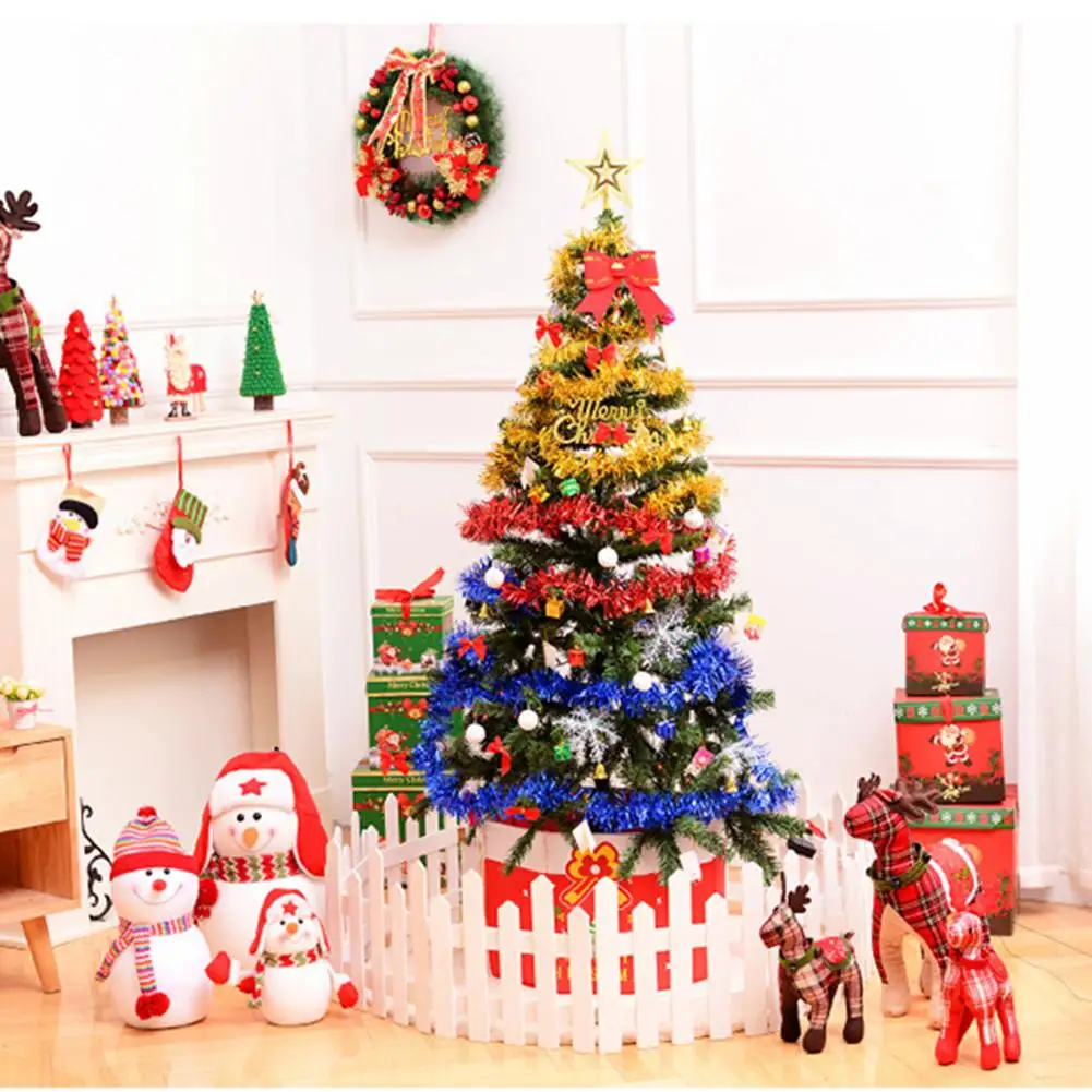 1 2 м 5 Рождественская Елка зеленая искусственная елка украшения для дома отеля