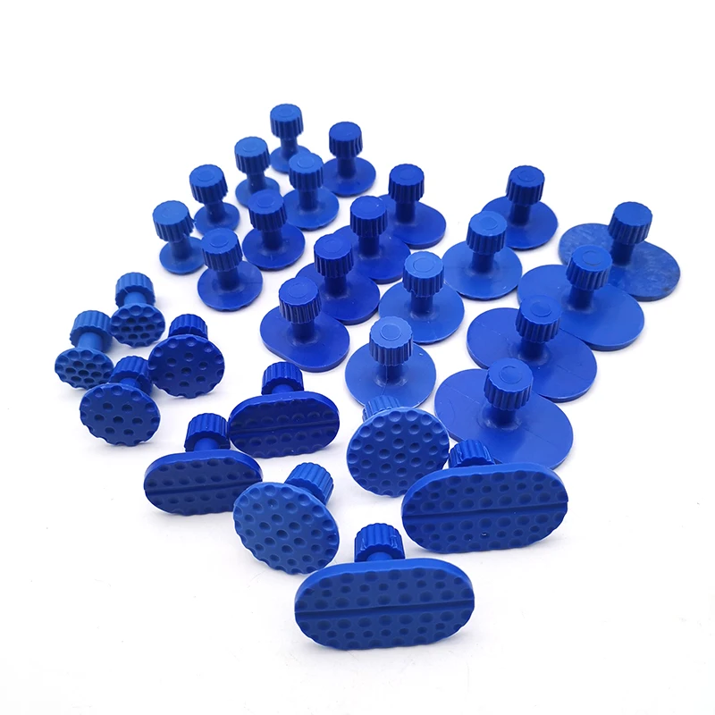 30pcs Blue Nylon Car Dent Repair Tool Glue Puller Tabs Glue Puller Tabs Lifter Paintless