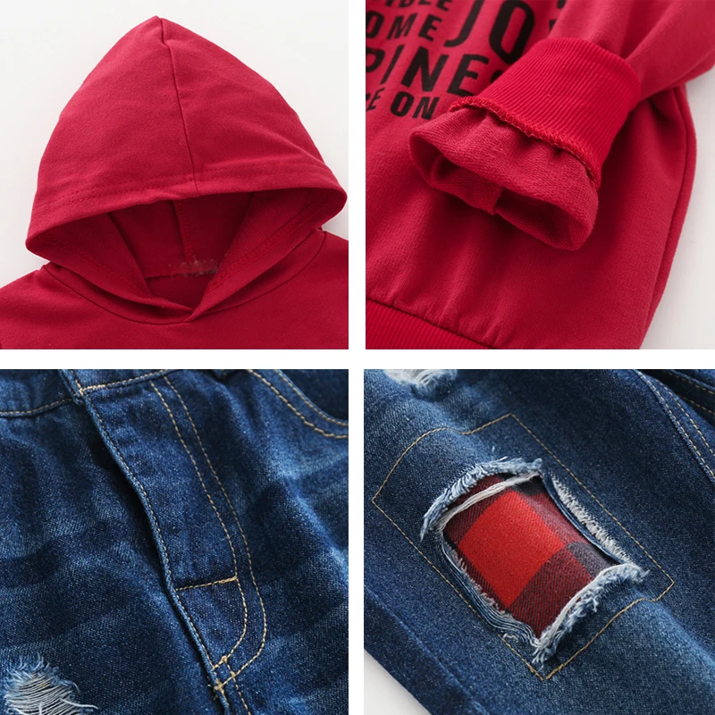 IYEAL комплекты одежды для маленьких мальчиков детская одежда осенние детские спортивные костюмы с длинным