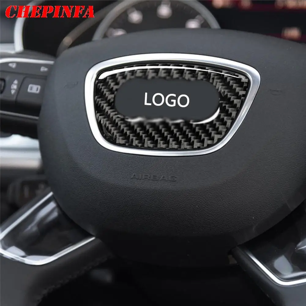 Автомобильное кольцо на руль из углеродного волокна отделка наклейка с
