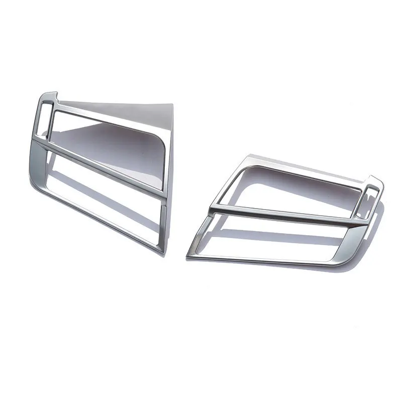 ABS Матовый хром Кондиционер Выход вентиляционное отверстие рамка отделка для BMW X5