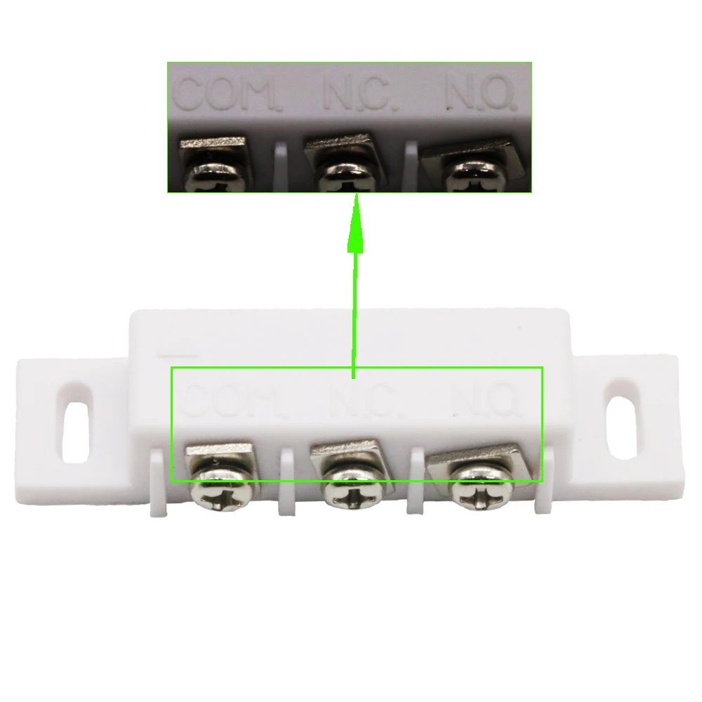 Магнитные контакты NO и NC проводные для системы сигнализации 8 пар/лот |