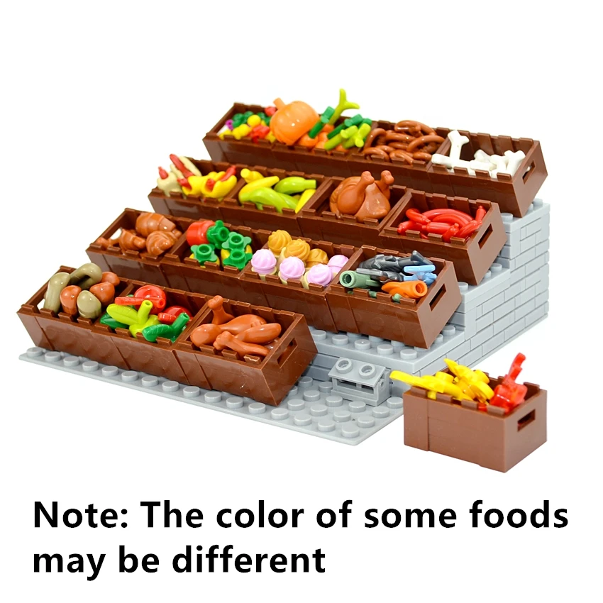 Конструктор витрина для еды рыба фрукты хот-дог гамбургер обжарка курица