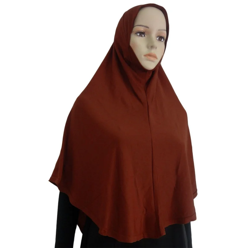 

Crystal Hemp Cloth /Muslim Amira Headscarf Slip On-Islamic Scarf 20 Colors