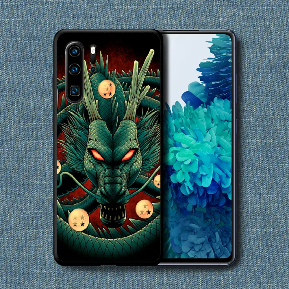 

Cartoon Anime D-Dragon Ball Goku Phone Case For Huawei P Mate Smart 10 20 30 40 Lite Z 2019 Pro black Hoesjes Fashion Etui 3D