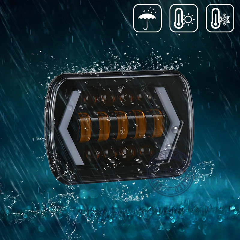 5x7 &quotПередняя прямоугольсветодиодный светодиодная фара запасные лампы H6054 H5054