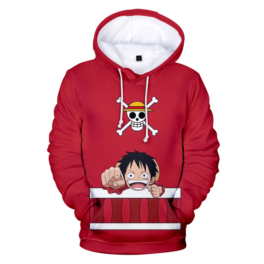 

Harajuku Anime Sweatshirts ONE PIECE Kid Cape Hoodie Men's Sweatshirt Ladies 3D Printing Kids Clothes Pullover Warm Tops 2021