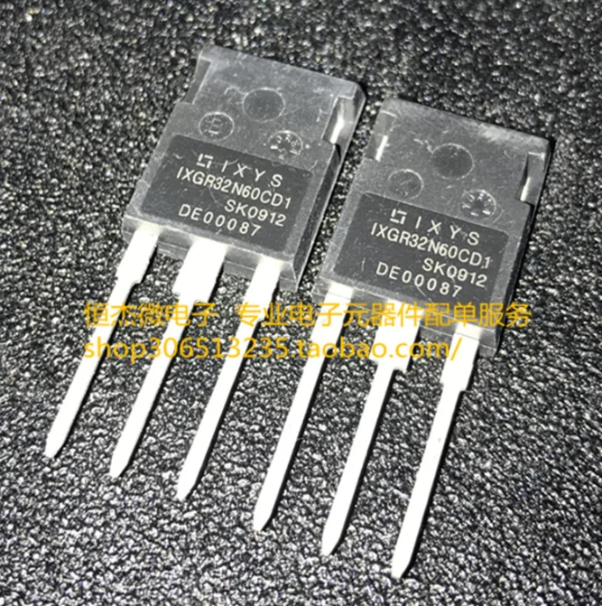 

Mxy IXGR32N60CD1 IXGR32N60 32N60 TO247 5PCS integrated circuit IC chip