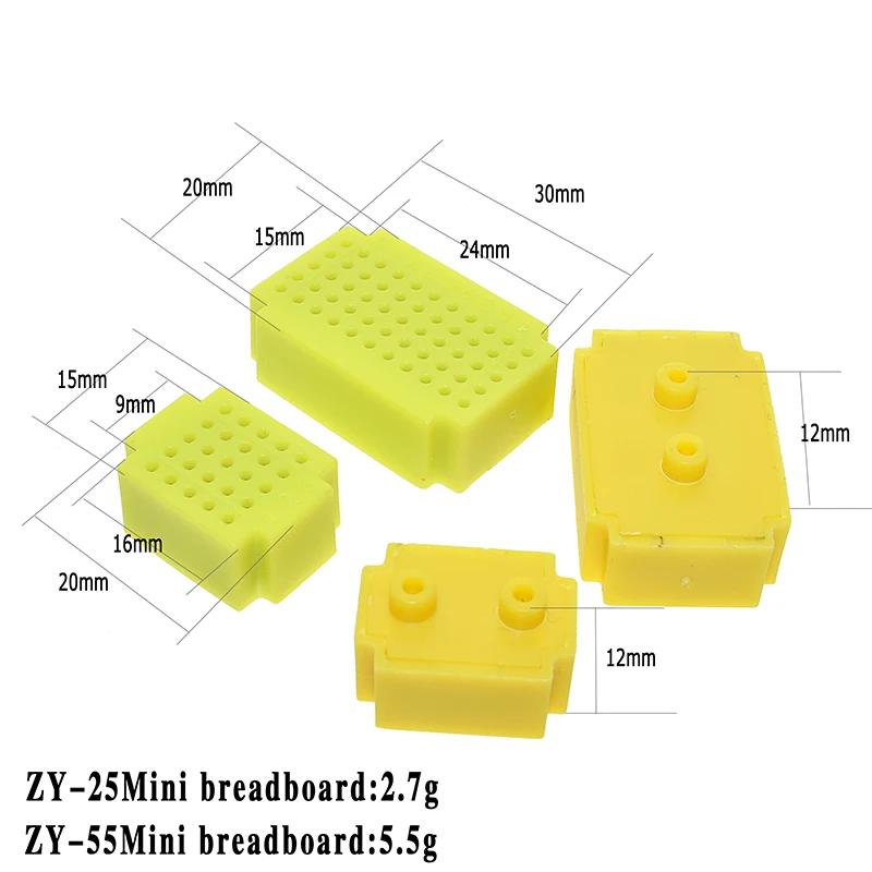 Suq ZY-25 Points Solderless PCB Breadboard Mini Universal Test Protoboard DIY kit Bread Board for arduino lego | Электронные