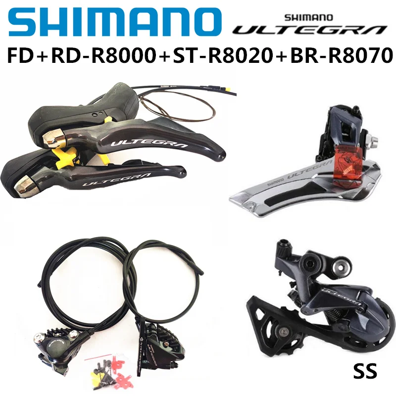 

SHIMANO Ultegra R8020 Groupset R8020 Hydraulic Disc Brake For Road Bike R8020 Shifter R8070 Brake R8000 Front Rear Derailleur