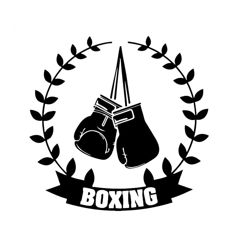 

15X14.6CM Interesting Car Styling Boxing Gloves Vinyl Car Stickers Accessories Motorcycle Decals
