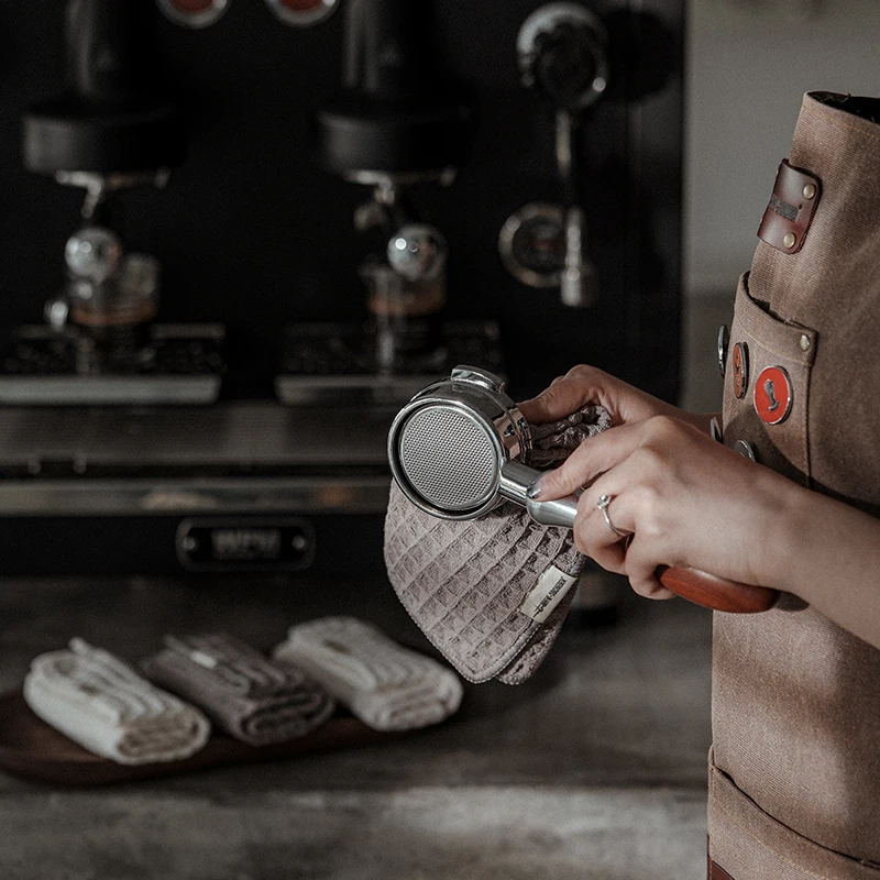 Салфетка для мытья кофемашины вафельная тряпка посуды впитывающие хлопковые