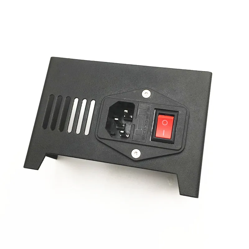 Черная стальная крышка блока питания Funssor/протектор с переключателем для 3D