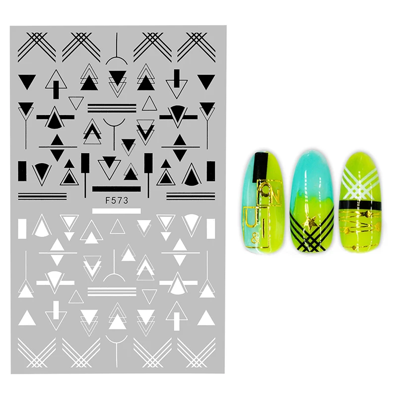 

2020 New Fashion 3D Nail Sticker Santa Claus Slider Christmas Nail Sticker Tree Decal DIY Manicure Accessory Foil