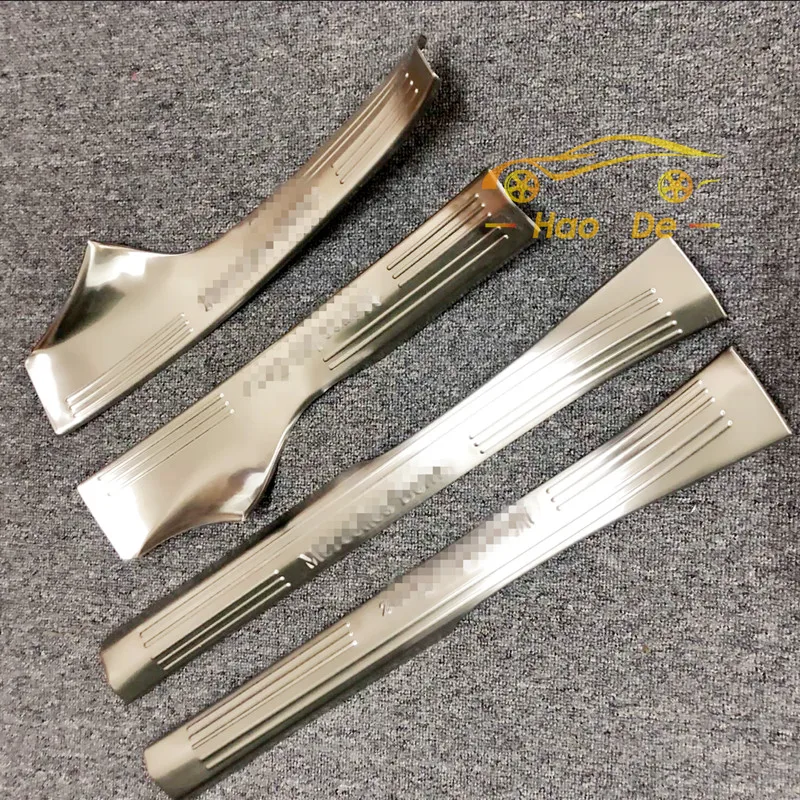 Stainless Steel Car-styling Door Sill Scuff Plate Welcome Pedal Threshold Pedals For Mercedes Benz C E GLC W205 W213 X253 |